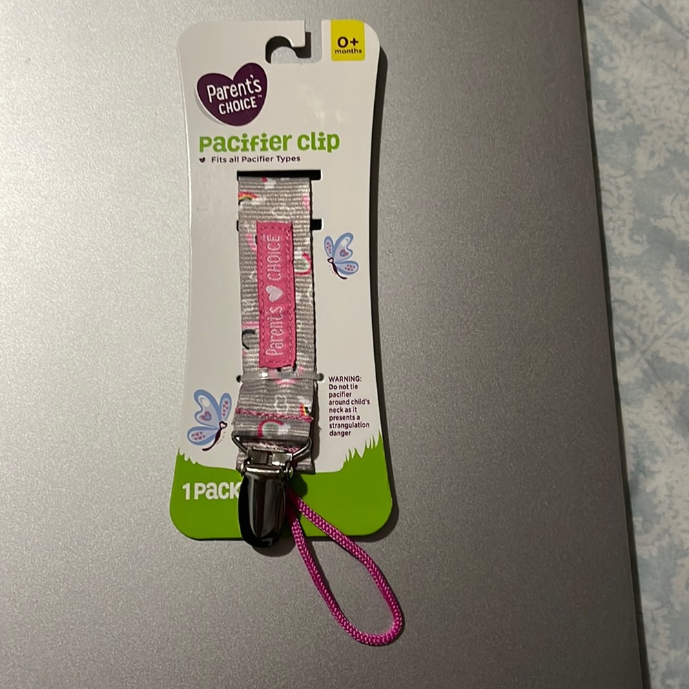 Parent's Choice Pacifier Lanyard Clip 0+ months
